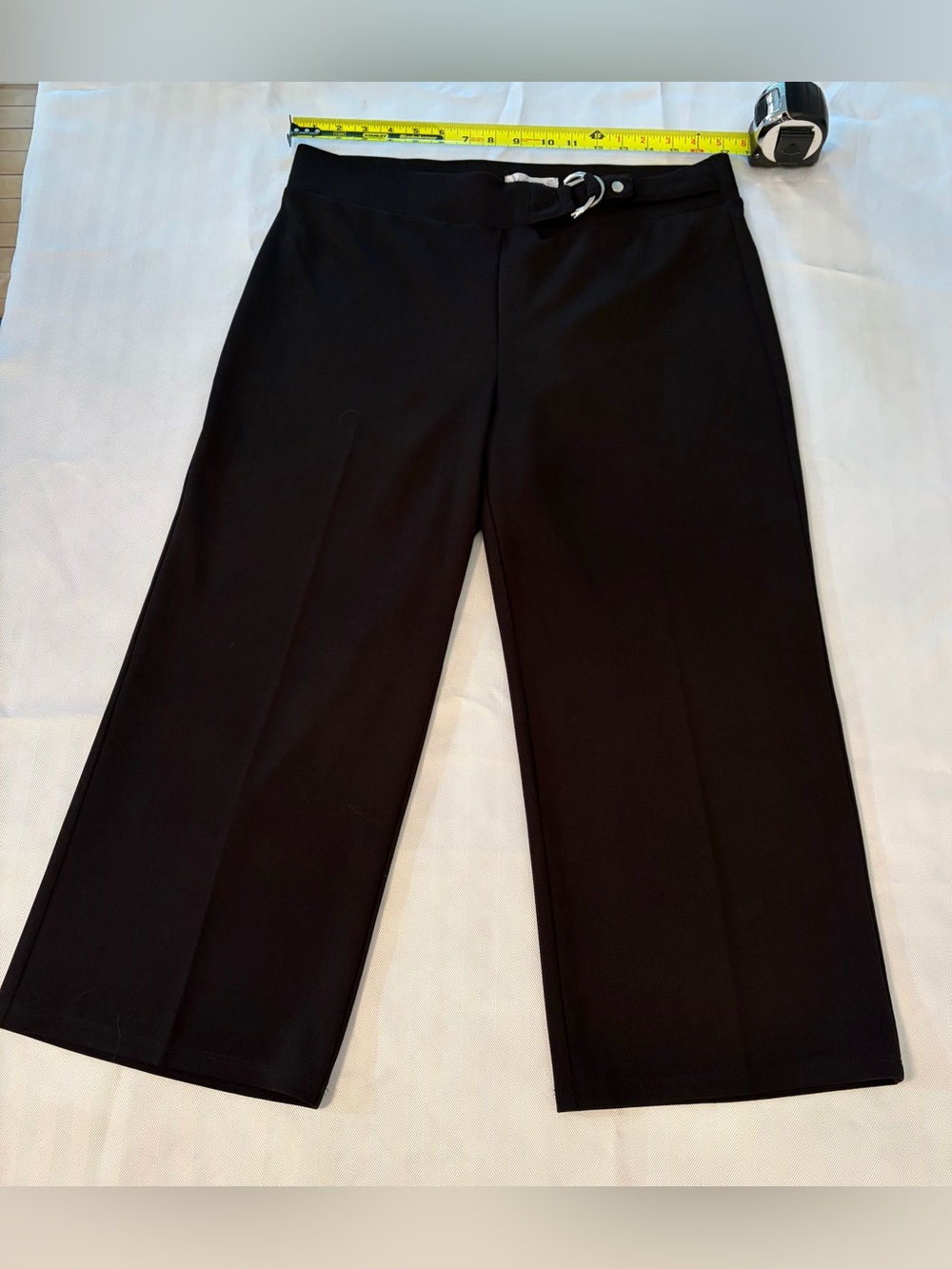 Retrology Cropped Black Pant - Size Large